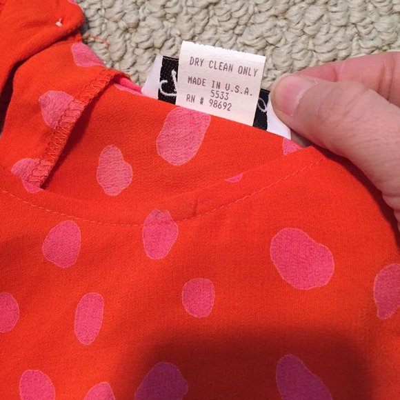 Vintage Tessuto Dress Rayon - Picture 12 of 14